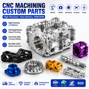 China 4 Axis 5 Axis CNC Milling Parts Supplier Service for Stainless Steel Plastic Large Custom Milled Machine Components - Product Image 1