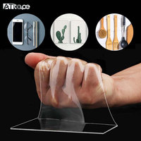 Cinta Adhesiva de Doble Cara, Resistente al Agua, Acrílica, Elastomérica, Blanca, Nano, de 1mm/3mm de Grosor, para Enmascarar, Ideal para Navidad