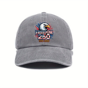 Cappellino da baseball per il 250° anniversario della fondazione degli Stati Uniti, cappello vintage da esterno con visiera morbida per uomo - Product Image 3