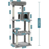 Structure d'escalade pour chat de taille moyenne, griffoir pour chat, arbre à chat, lit pour chat, hamac pour chat, support pour chat, tour pour chat