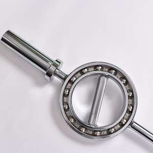 <span class=keywords><strong>Barra</strong></span> de tríceps de acero multifuncional para gimnasio, <span class=keywords><strong>barra</strong></span> de rizos de ojos <span class=keywords><strong>con</strong></span> mango de rotación para levantamiento de pesas - Product Image 4