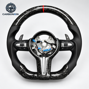 Volant chauffant en fibre de carbone pour BMW Série F F30 F10 535i F32 F20 F36 F22 M4 F82 X5 F15 F80 M3 F11 F31 F01 F07 X3 - Product Image 6