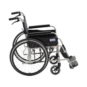 Silla de ruedas manual MiKi MXT-43JL, pequeña, ligera, plegable, de aleación de aluminio, ayuda para la movilidad para personas discapacitadas y mayores. - Product Image 2