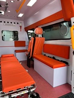 Coche de ambulancia con motor de gasolina para vehículos de emergencia superventas con Mpv Mini Van Bus para exportar