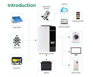 En stock Freeship Wifi <span class=keywords><strong>Growatt</strong></span> <span class=keywords><strong>Spf3500es</strong></span> Spf5000es onduleur solaire hors réseau 3,5 kw 5kw onduleur de panneau solaire pour système hors réseau - Product Image 2