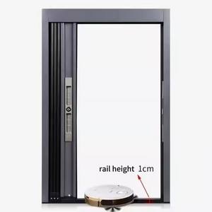 Porte pliante de cuisine en accordéon extérieur en verre et aluminium au design moderne pour <span class=keywords><strong>véranda</strong></span>, filet d'écran en acier inoxydable - Product Image 5