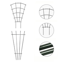 Structure de support mobile en fer forgé pour plantes d'intérieur et fleurs