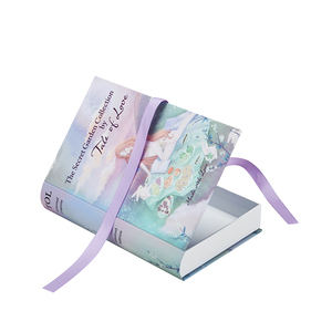 Scatola Regalo a Forma di Libro con Dorso Arrotondato e Chiusura a Nastro, Confezione Rigida in Cartone Personalizzata - Product Image 2