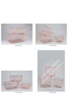 Panier de rangement décoratif en métal pour fruits et légumes, pour salle à manger, cuisine, salons-Solution de rangement d'organisation