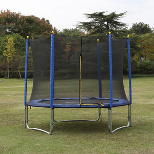 <span class=keywords><strong>Trampoline</strong></span> de fitness en acier durable de qualité commerciale, 6 pieds x 8 pieds, unisexe, pour enfants et adultes, pour la maison et l'<span class=keywords><strong>extérieur</strong></span>, avec filet de sécurité, vente chaude - Product Image 4