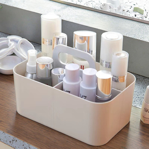 Portable Lightweight PP Cloth <b>Storage</b> Box Handle Stackable PS Household Organizer Compartments Rectangle Home Injection - Product Image 6