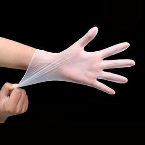Gants jetables en PVC transparents, sans poudre, épaissis, pour le nettoyage domestique, 100 pièces par sac, antidérapants - Product Image 2