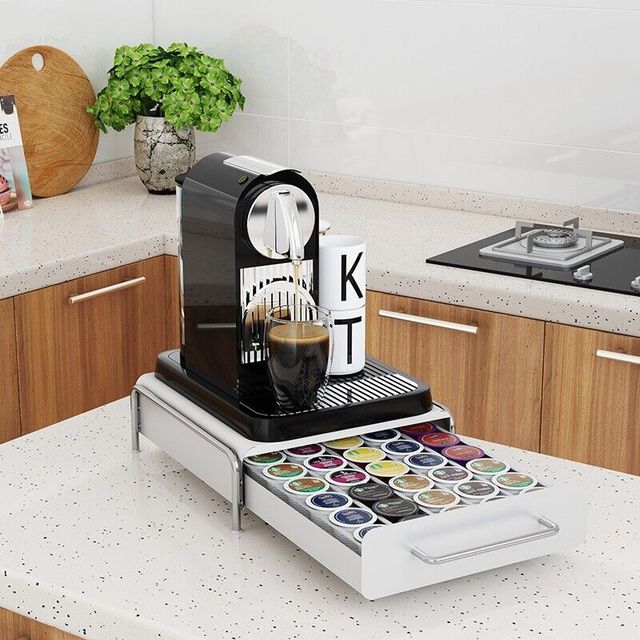 Dolce Gusto Coffee Pod Capsules Capsule Holder Storage and Organizer for 30pcs Coffee Machine Drawer Capsule Coffee Pod Drawer