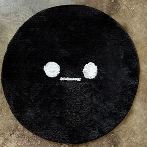 Custom Irregular Shape <strong>Bath</strong> Rugs Machine Washable Plush Microfiber Area Rugs Modern Abstract Washable Luxury Round Plush Carpet - Product Image 2