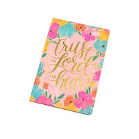 Carnet de notes personnalisé avec impression écologique Agenda mignon avec logo en feuille d'or pour mariage Agenda à sublimation A5 rose