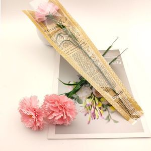 Flor Artificial de Clavel de Seda Hecha a Mano para el Día de la Madre y Regreso a Clases - Product Image 2