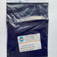 Colorant Solvant Bleu 136 Bleu Vif pour Polystyrène PS, ABS, Acrylique (PMMA) et Résine Plastique Polycarbonate PC
