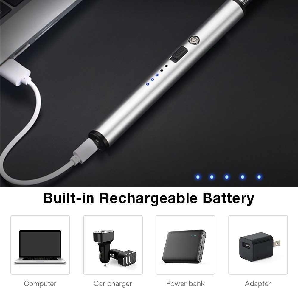 TFA elektrische aansteker met flexibele nek USB opblaadbaar - Kookgerei webwinkel