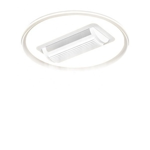 Design moderno di lusso decorare la camera o la luce del ventilatore a soffitto dell'hotel da incasso Smart <span class=keywords><strong>LED</strong></span> lampada ventilatore da soffitto con telecomando - Product Image 1