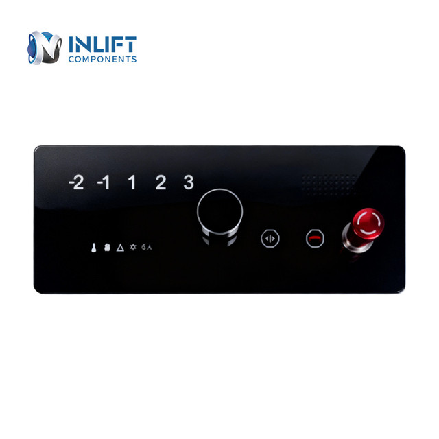 Elevator Lift COP Button Panel Modern Stainless Steel Colorful LED Backlight Visibility Wear Resistant Buttons Residential
