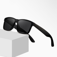 Lunettes de soleil polarisées de haute qualité, tendance, avec logo personnalisé, monture carrée légère, protection UV400, pour hommes