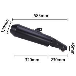 ระบบท่อไอเสียสแตนเลสแบบสวม สำหรับ <span class=keywords><strong>Kawasaki</strong></span> <span class=keywords><strong>Eliminator</strong></span> 500 450 400 SE ปี 2023-2026 ชุดท่อเก็บเสียง - Product Image 6