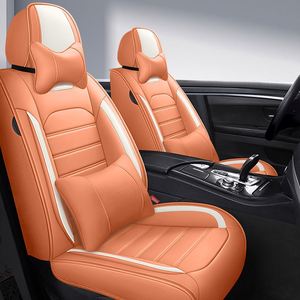 Fundas Universales Impermeables de Cuero para Asientos de Vehículos, 5 Plazas, para la Parte Delantera y Trasera, Aptas para la Mayoría de los SUV, Camionetas, Sedanes, Pick-ups y Jeeps - Product Image 3