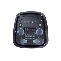 Nouvelle Enceinte Portable PA Bluetooth DJ Double 8 Pouces Sans Fil avec Lumières Tendance – Idéale pour les Fêtes et les Événements