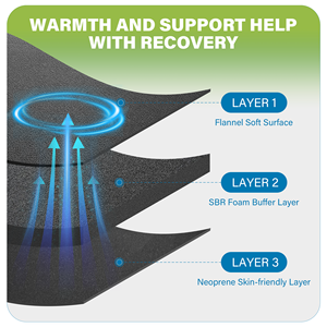 Attelle de compression réglable et respirante pour le genou, idéale pour la course et la rééducation sportive - Product Image 4