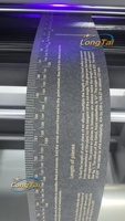Longtai Paper Pipe Marking Ruler, Water Supply/Drainage Pipe Size Identification Tool Heat-Resistant up to 177°C