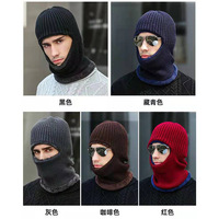 Gorro de manga gruesa con forro polar cálido de invierno para hombre, gorro de bandido con protección auditiva a prueba de viento para montar al aire libre para negocios en la playa