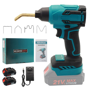 Plastic Welding Gun 21V Max <b>Lithium</b> <b>Ion</b> For Car Bumper Repair Hot Melt Welding Tool With <b>Battery</b> <b>Charger</b> And Tips - Product Image 1