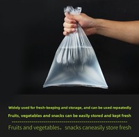 Bolsas de Comestibles de HDPE Grueso en Rollo, Aprobadas por la FDA, Inodoras, Transparentes, para Mercados de Agricultores y Venta Minorista