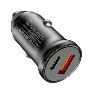 ที่ชาร์จในรถยนต์ USB C 25W รองรับ Quick Charge 3.0 PD Type C ชาร์จเร็วสำหรับโทรศัพท์มือถือ iPhone - Product Image 1