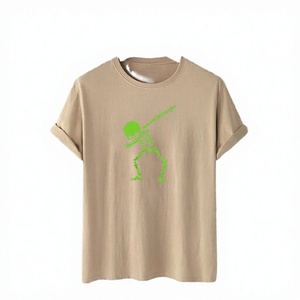 T-shirt sportif à carreaux pour homme A7438, 100% coton, 220 grammes, écologique - Product Image 2