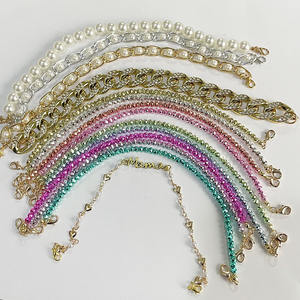 ट्रेंडी ग्लास बेड्स टोपी के सामान हैंडमेड बीड चेन के लिए महिला लड़की टोपी सजावट के लिए - Product Image 5