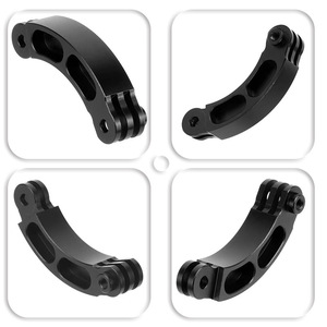 KAMPHO Extension incurvée pour selfie stick Support de bras de casque pour Go <span class=keywords><strong>Pro</strong></span> Hero <span class=keywords><strong>10</strong></span> 11 Xiaomi Yi <span class=keywords><strong>SJCAM</strong></span> - Product Image 3