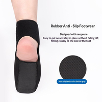 Orthèse de nuit réglable en néoprène avec semelle en caoutchouc pour pied tombant, attelle de cheville pour soulagement de la douleur de la fasciite plantaire et rééducation