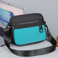 Tas Selempang Kanvas Olahraga Pria Grosir OEM, Tas Pinggang Dada Silang Bahan Nylon Musim Panas, Aksesoris Olahraga Modis
