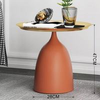 Table d'appoint de salon moderne et minimaliste, table à thé et à café de luxe, mini table de balcon combinée