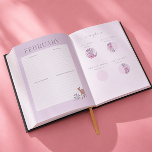 Quaderno con Copertina Rigida Personalizzata 'Moon Witch', Copertina Nera con Illustrazioni Colorate <span class=keywords><strong>di</strong></span> <span class=keywords><strong>Fate</strong></span>, Farfalle, Luna e Stelle, OEM ODM all'Ingrosso - Product Image 2