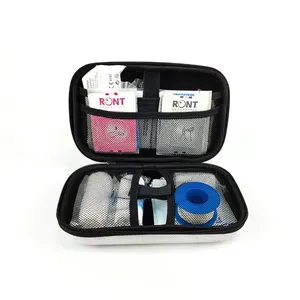 Kit médico de eva para enfermeira, kit instrumento médico resistente branco de eva personalizado, emergência, sobrevivência, kit de primeiros socorros