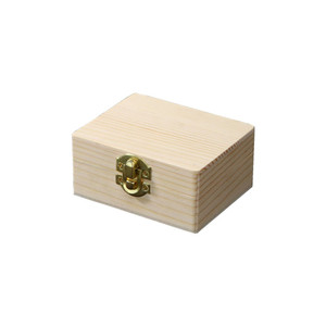 Natural Walnut OEM Pine Wooden Stash Box Smoking Bamboo Stash Box With Rolling Tray Wooden Boxes With Hinged Lid
