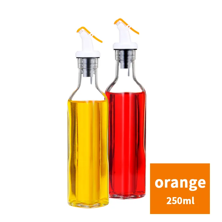 Großhandel hochwertige Küchen zubehör Set Glas Koch werkzeug Gewürz behälter Olivenöl Sprüh flasche Essig 250ml/500ml