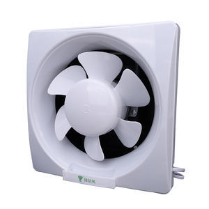 Ventilador de pared, ventilador axial eléctrico de plástico, ventilador de extracción con persianas para baño doméstico - Product Image 3
