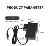 Alimentation 5V 6V 9V 12V 12.6V 15V 16V 24V 1A 2A 2.5A 3A 4A 5A EU US UK AU Adaptateur secteur 12v 1a Adaptateur