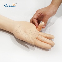 Modelo Avanzado de Entrenamiento para Inyecciones Intravenosas en el Brazo con Bomba Circulatoria para Laboratorio de Enfermería, con Certificaciones CE, ISO, ROHS y CNAS