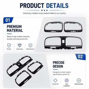 Cadre de ventilation AC 5K0819704 5K0819703 5K0819728 pour VW <span class=keywords><strong>Golf</strong></span> 6 MK6 GTI <span class=keywords><strong>R32</strong></span> 2009-2012 Pièces automobiles - Product Image 4