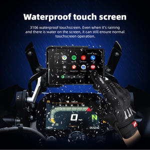 For BMW Motorcycle LCD GPS Navigation Screen 5-Inch Touchscreen Wireless Apple CarPlay Android Auto Plug Play Via Canbus Box - Product Image 4