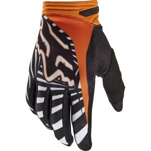 Gants de moto Fox 180 Goat Orange Noir M - Product Image 1